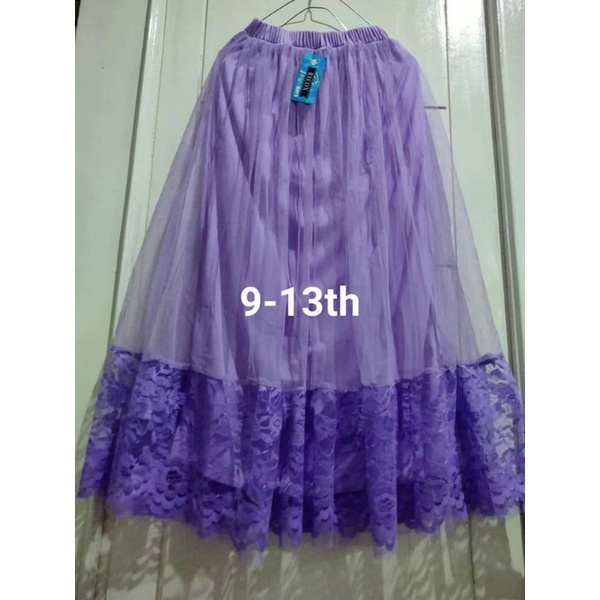 COD TUTU RENDA ANAK TANGGUNG 9-13TH// ROK TUTU ANAK