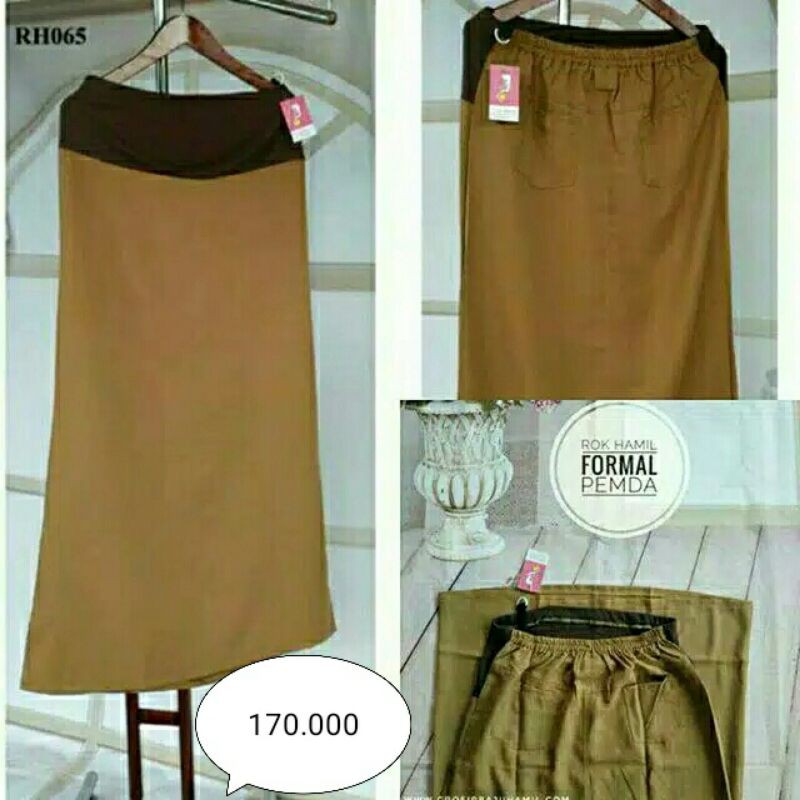 rok hamil kantor bawahan hamil PNS rok bumil khaki.celana khaki.bawahan bumil ASN