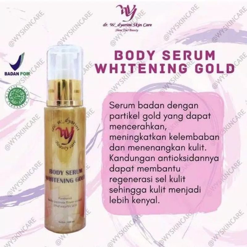 Body Serum Whitening Dr Widyarini