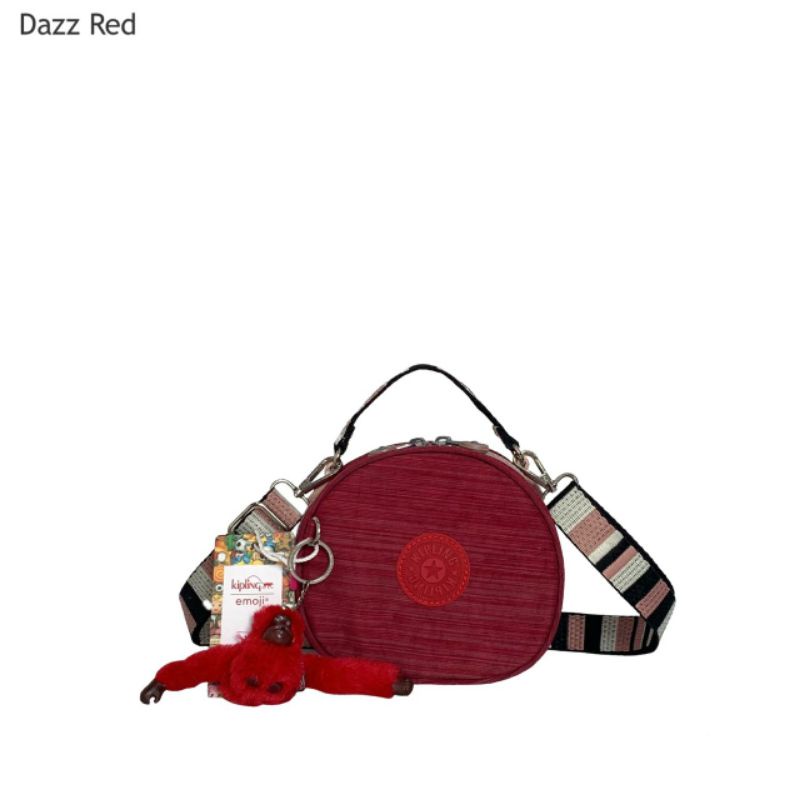 Tas selempang wanita bulat mini Kp kipling Fun Premium crossbody