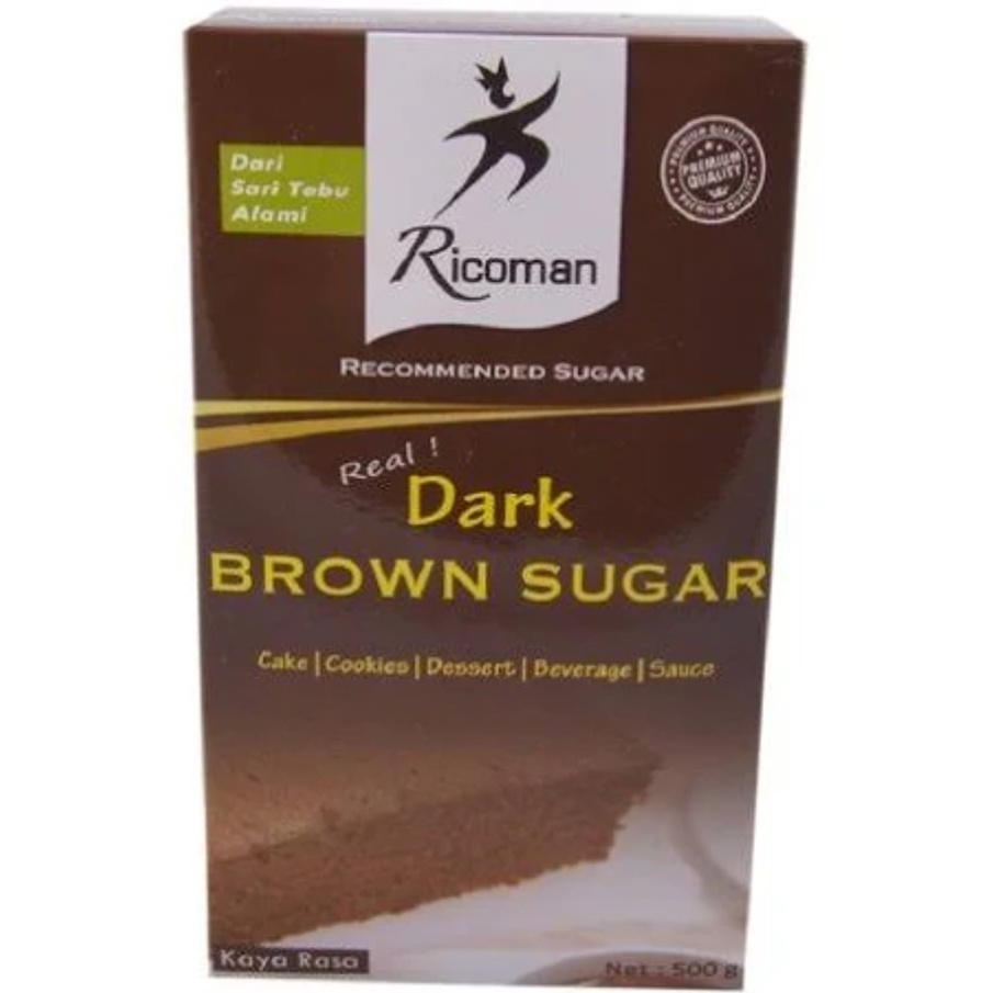 

RICOMAN Dark Brown Sugar 500 Gr