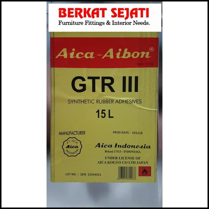Lem Spray Gtr Iii 3 Aica Aibon 15L / 11Kg Lem Kuning Spray Hpl Fox 168