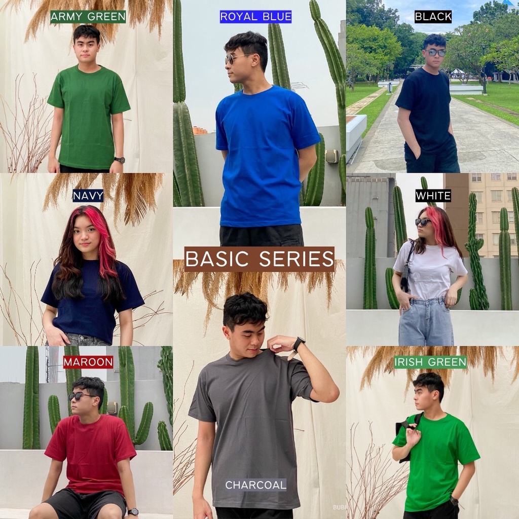 [BASIC SERIES] KAOS POLOS COTTON COMBED 20S | PENDEK PRIA WANITA KATUN 20S SHIRT S-XXL