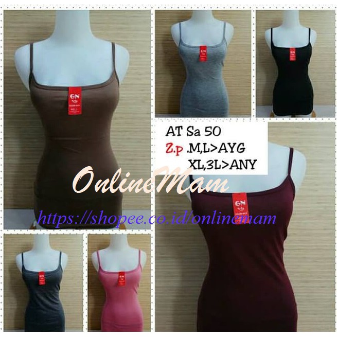 Tank Top Wanita Golden Nick SA 50 / Singlet Tanktop Kaos Dalam Perempuan Cewek SA50