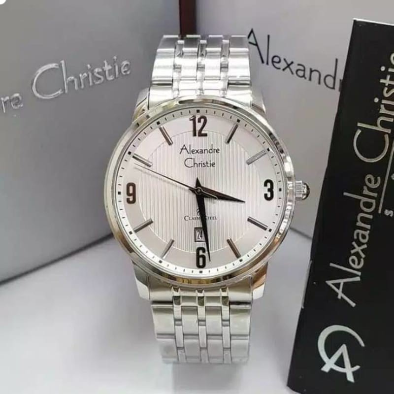 Jam Tangan Wanita Alexandre Christie AC 8327 Silver Original / alexander cristie AC 8327