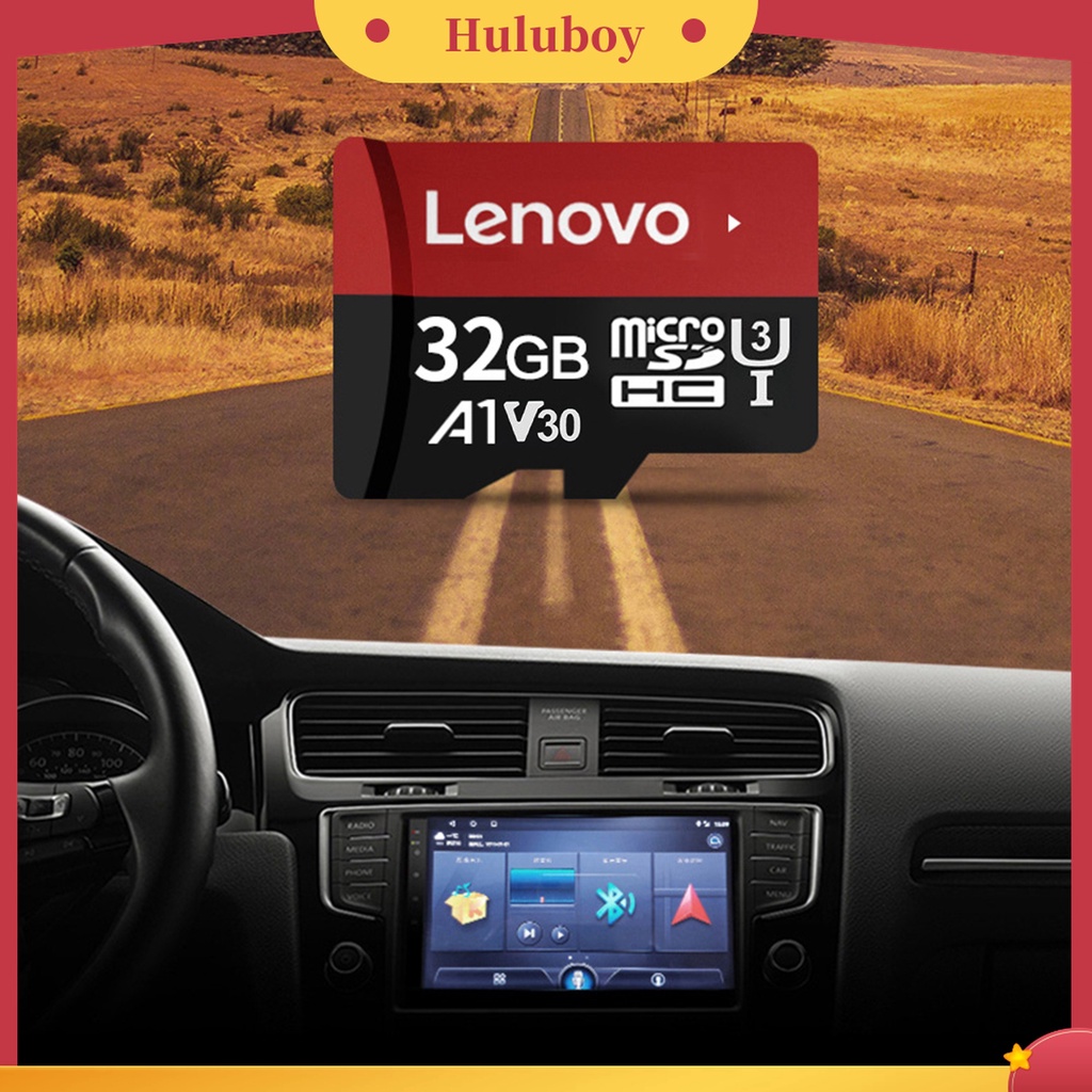 (Huluboy) Kartu Memori TF U3 Kapasitas Besar 16GB 32GB 64GB Untuk Lenovo