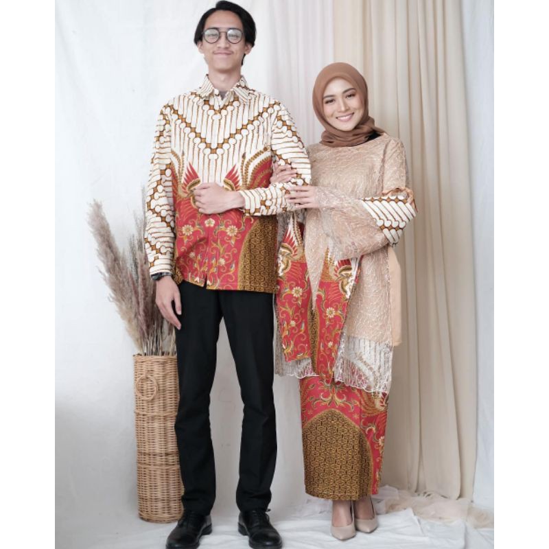 set kebaya couple brokat couple kebaya couple keluarga modern batik kebaya wisuda kebaya tunangan