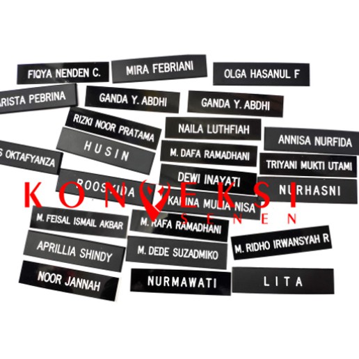 

NAMETAG/PAPAN NAMA/NAMA DADA AKRILIK