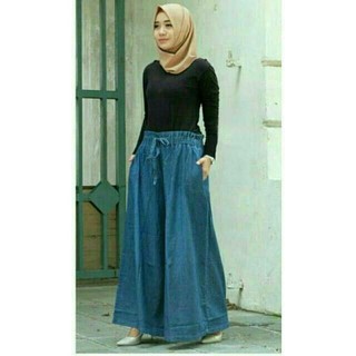  celana  jeans  kulot  celana  kulot  Murah Shopee  Indonesia