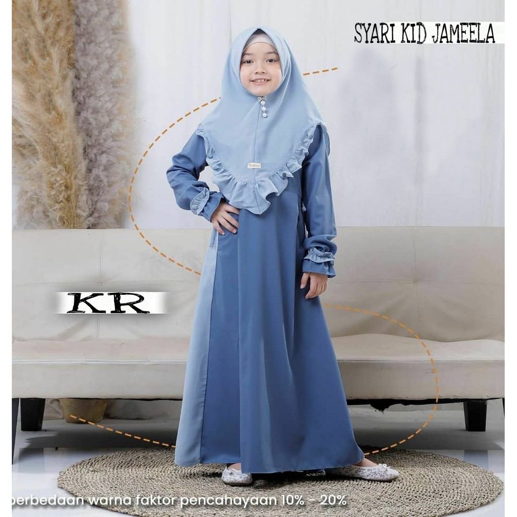 SYARI JAMEELA KID kR / GAMIS JAMEELA ANAK 5-7TH