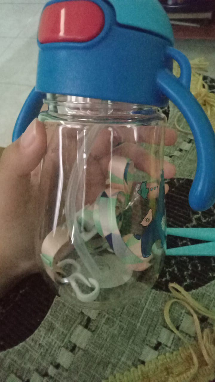 Botol Minum Anak Air Mancur Motif Animal Childrens Pot 260-300ml/botol Minum Anak Karakter/