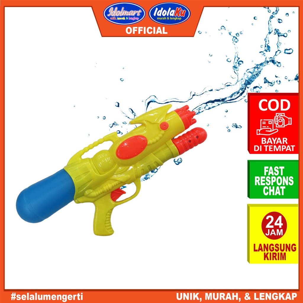 IDOLAKU Mainan Pistol Air / Water Splash Gun / DT7288 Water Gun SJT