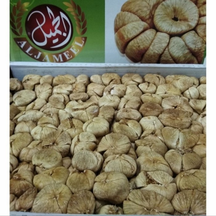 

Buah Kering - Buah Tin Kering 250 Gram Al Jameel Buah Tien Anti Virus Dried Figs Ori