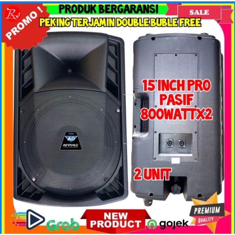 Speaker Premium Sound Addons Rcf Pro 15 Inch Pasif 800Wx2 - 2 Unit