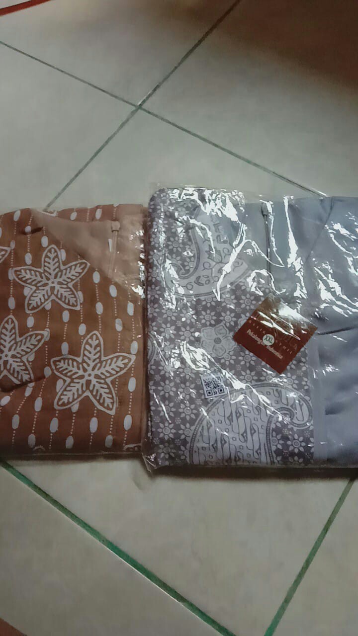 Batik Wanita Asj Sa Hrb026 Kenongo Kemeja Tosca Pendek