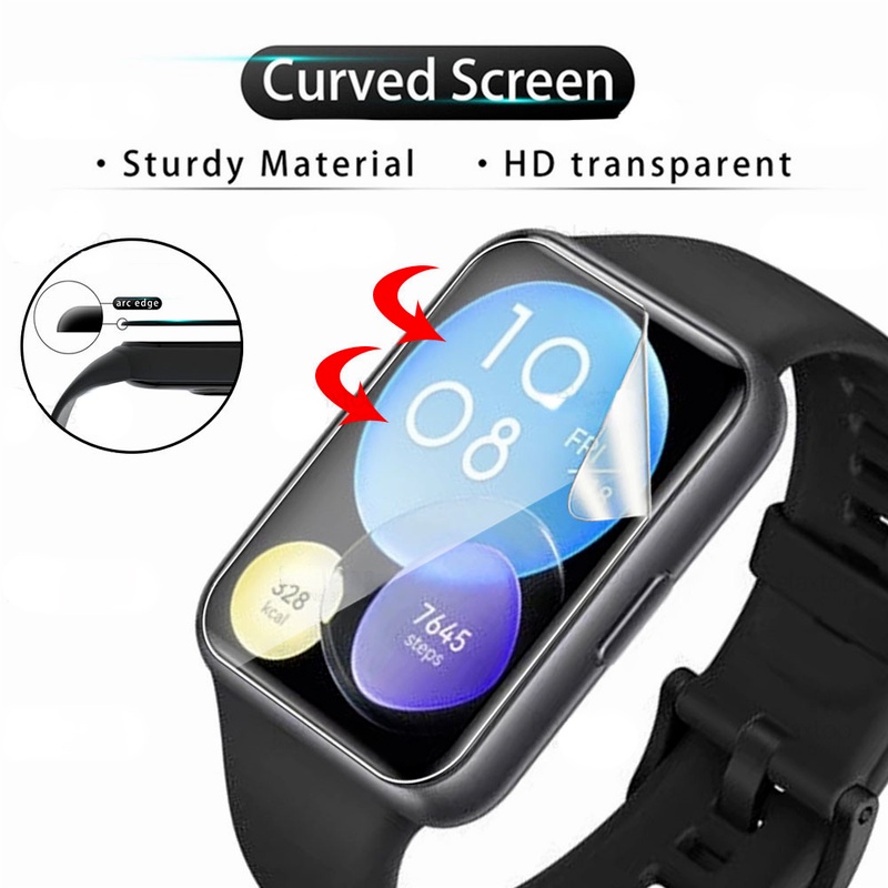 Pelindung Layar Smartwatch Huawei Watch Fit 2 Full Cover Anti Gores