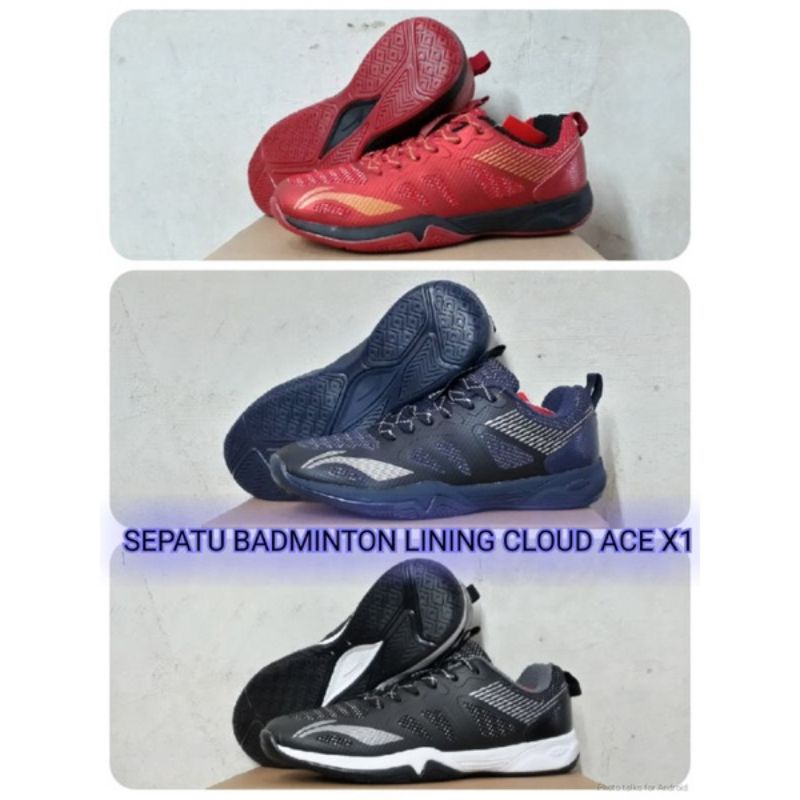 NEW Sepatu Badminton LINING CLOUD ACE X1 ORIGINAL