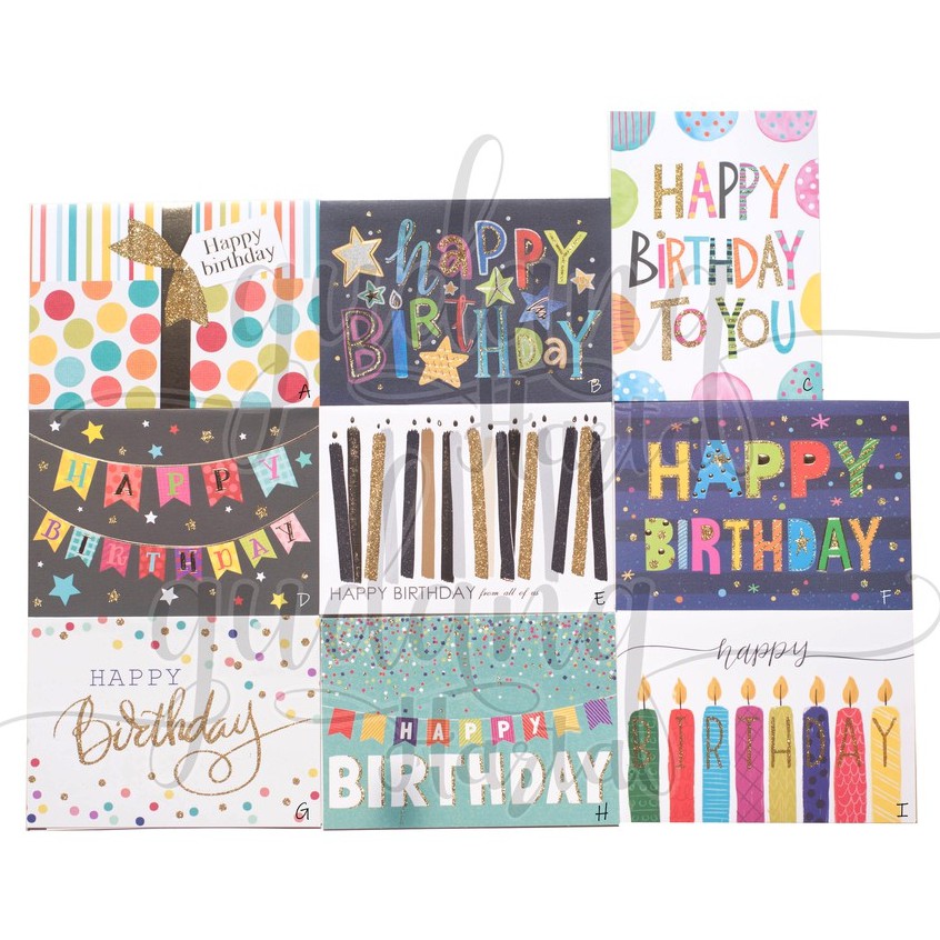 Kartu Ucapan Ulang Tahun Lucu Unik Happy Birthday GH 305144 | Shopee