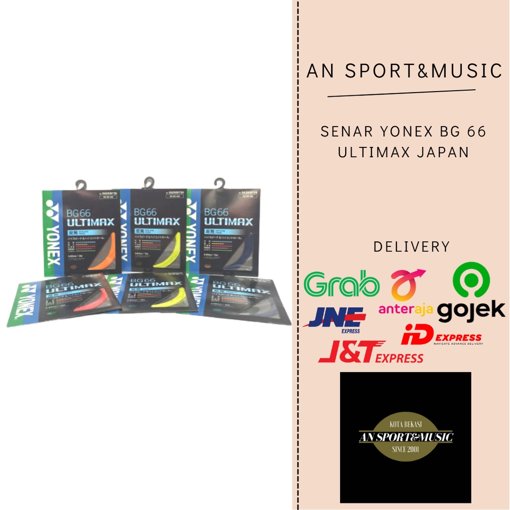 Senar Raket Badminton Yonex BG 66 ULTIMAX JAPAN Original 100%