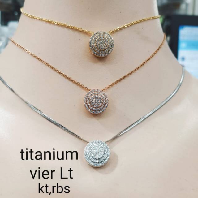 Kalung rante titanium,awet,tahan lama,tidak luntur