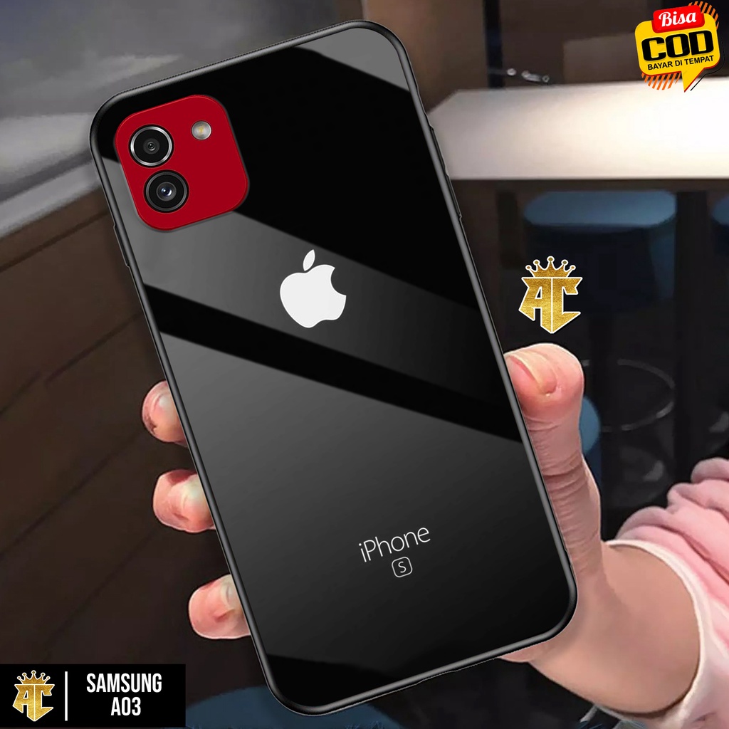 Case SAMSUNG A03 - Casing SAMSUNG A03 Terbaru 2021 AERO CASE [ MOTIF BRANDED ] Silikon SAMSUNG A03  