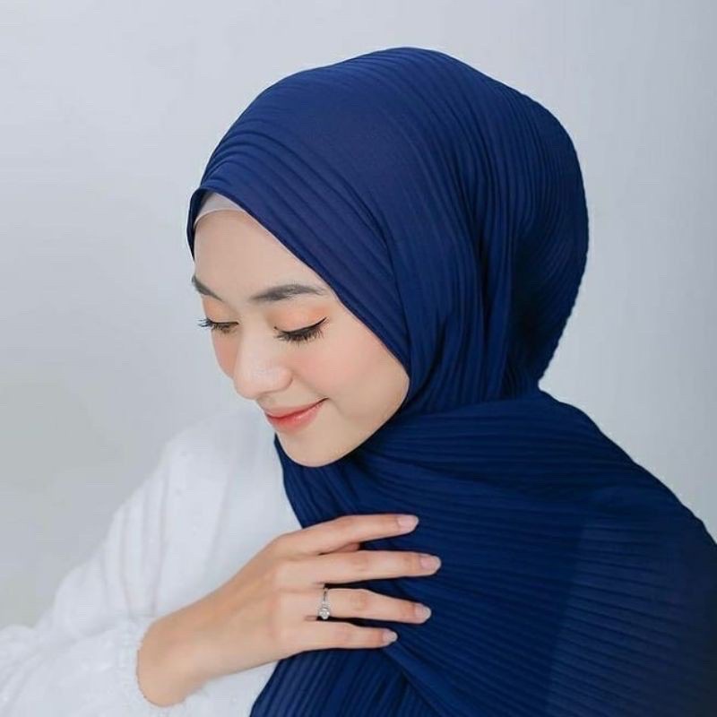 Pashmina plisket hyget / pashmina terbaru / pashmina