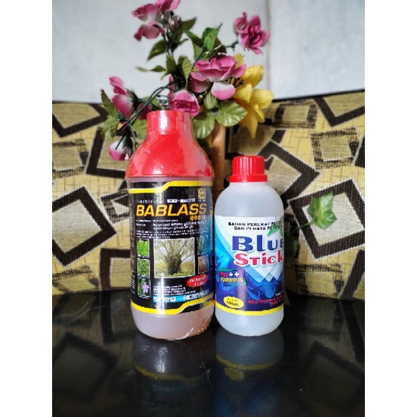 Herbisida BABLASS Obat Rumput+Pestisida Blue Stick Penembus