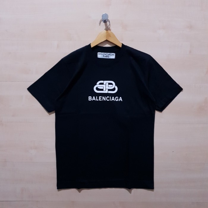 KAOS T SHIRT BALENCIAGA BB TEE BLACK - M