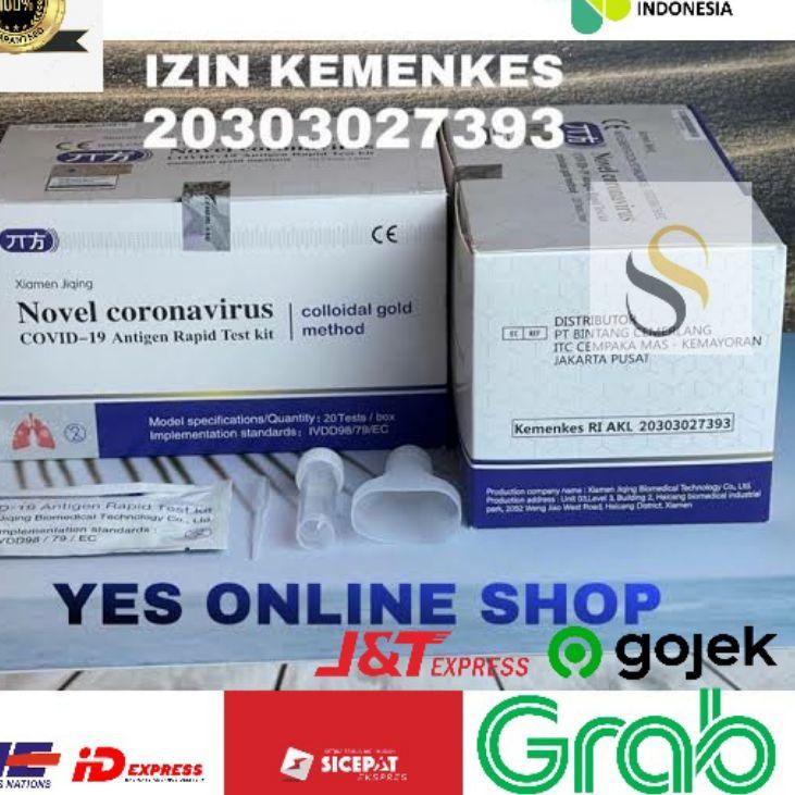✫ Swab antigen mandiri / Antigen Test Saliva Air Liur / Air Ludah 1pcs ☑