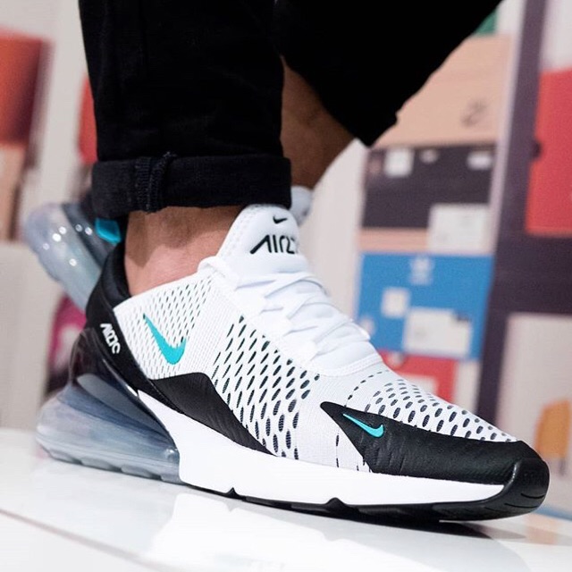 Nike Air Max 270 Teal Sneakers Sepatu Olahraga Pria PREMIUM