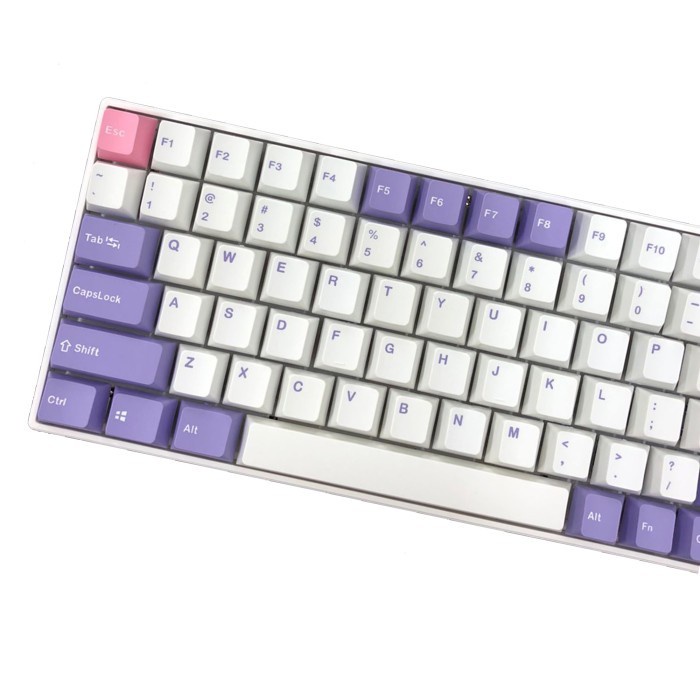 KEYCAPS PBT PLUM DOUBLE SHOT OEM PROFILE MECHANICAL KEYBOARD