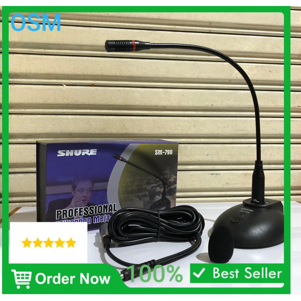 Shure condenser condesor mic meja mikrophone table podium microphone pro audio sound sistem vokal vocal mik profesional panggung dj studio meeting rapat pengeras suara  suara bagus, jernih dan bersih 1bh microphone 1bh kabel 5-7meter 1bh busa Suara bagus,