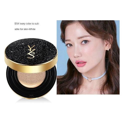 YZS Air Cushion BB Cream moisturizing Foundation Natural BB Cream Cushion Tahan Lama Glowing Bedak Asli BB Cream Waterproof【 Free Delivery+ COD + dikirim dalam 24 jam】