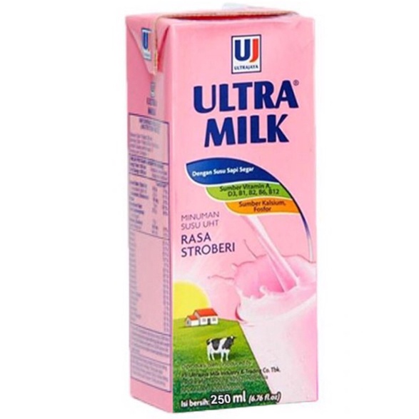 

Ultra UHT Milk Strawberry 250 Ml