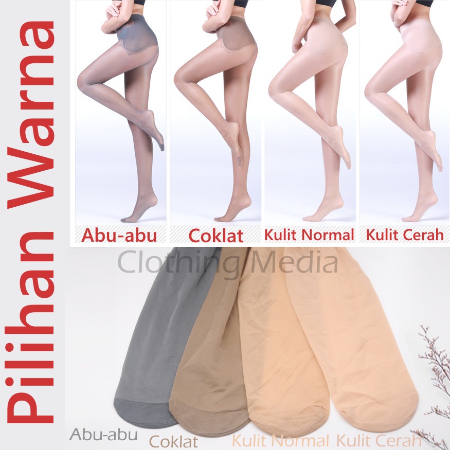 PIERRE CARDIN Pantyhose Seamless 10D Tipis Premium Stocking Celana Fashion