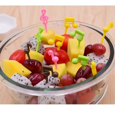 [DEASHOP] GARPU BUAH MODEL NADA LAGU / DESSERT FORK / GARPU ANAK / HIASAN BEKAL MAKAN ANAK / TUSUKAN BENTO BUAH ANAK / CHILDREN FRUIT FORK DECORATION DESSERT TOOTHPICKS