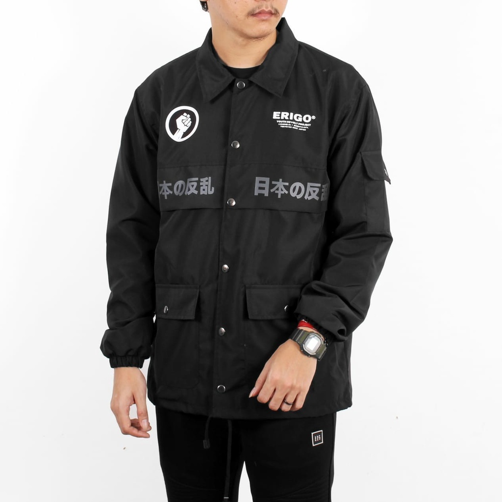 Coach Jacket waterproof | Jaket Coach Parasut Japan | Coach Jacket Mikoshi/jaket parasut anti air/jaket coach cewek cowok