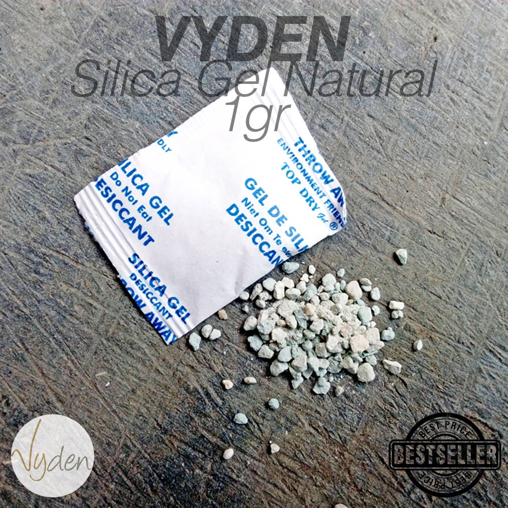 Silica Gel Natural Sachet 1gr 500 gram Food Grade A Untuk Makanan Serbuk Minuman Ecer dan Grosir