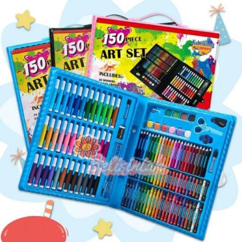 

Crayon Anak 150 Pcs Pensil Warna Alat Lukis Set Kerayon Set Kado Ultah