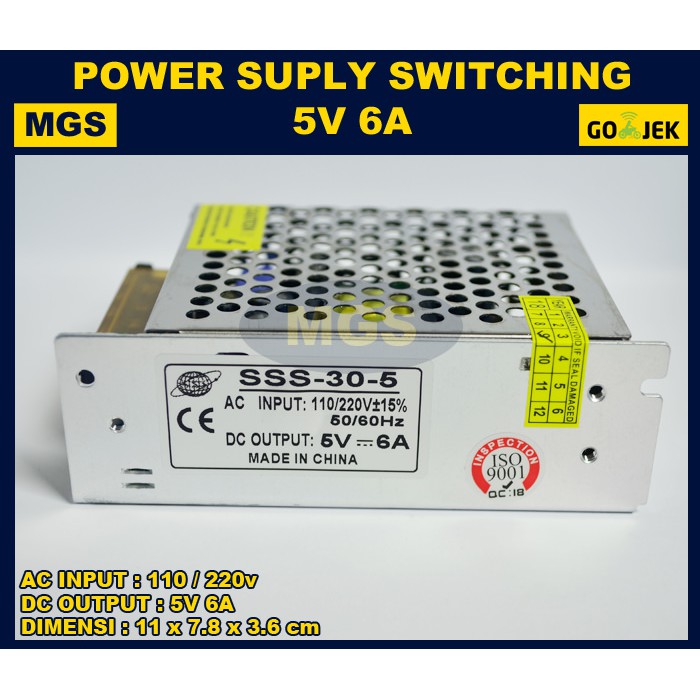 Power Supply Switching 5v 6A