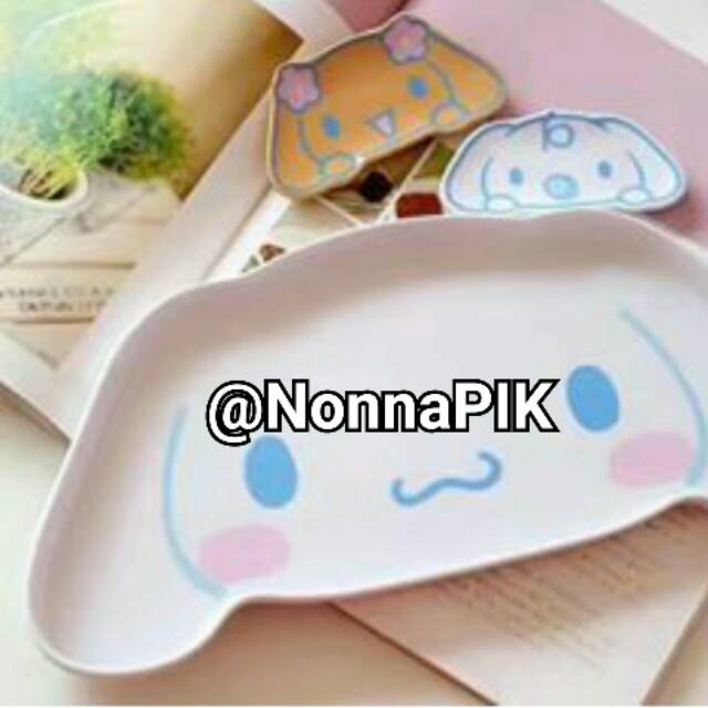 Piring Melamin Cinnamoroll Sanrio / Piring Saji / Piring Anak