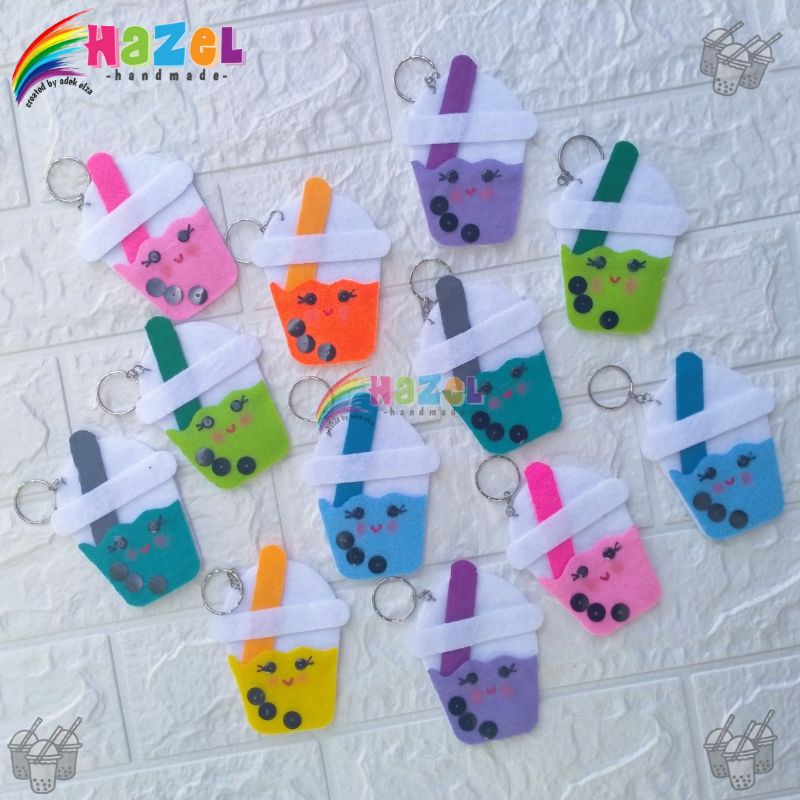 

(1 lusin) amplop angpao flanel boba drink