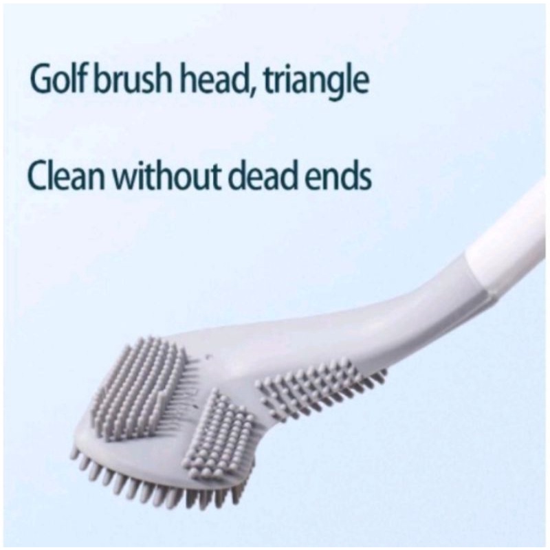 sikat toilet kloset golf brush silikon lembut