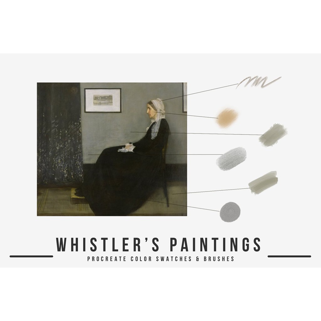 Procreate Brush - Whistler's Art