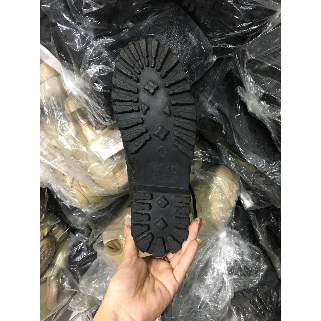 Sepatu PDL Jeruk Moelding - Sepatu PDL Kulit Jeruk Sepatu Lapangan Sepatu Boots