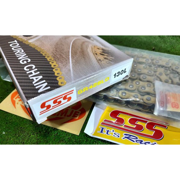 Murah RANTAI SSS 428 130 ORING RANTE GR428LO 130L O RING SSS ORIGINAL GOLD 428 L0 130 L SEAL