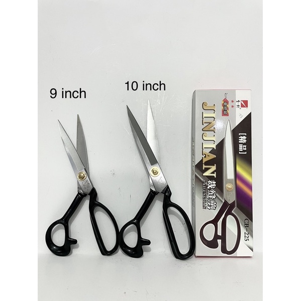 gunting kain besar jinjian 9” 10”  gunting cai feng jian besar tajam /gunting kain premium / gunting