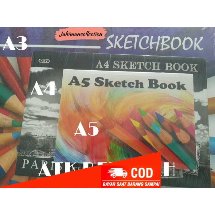 

✨ BISA COD ✨ BUKU SKETSA GAMBAR A3