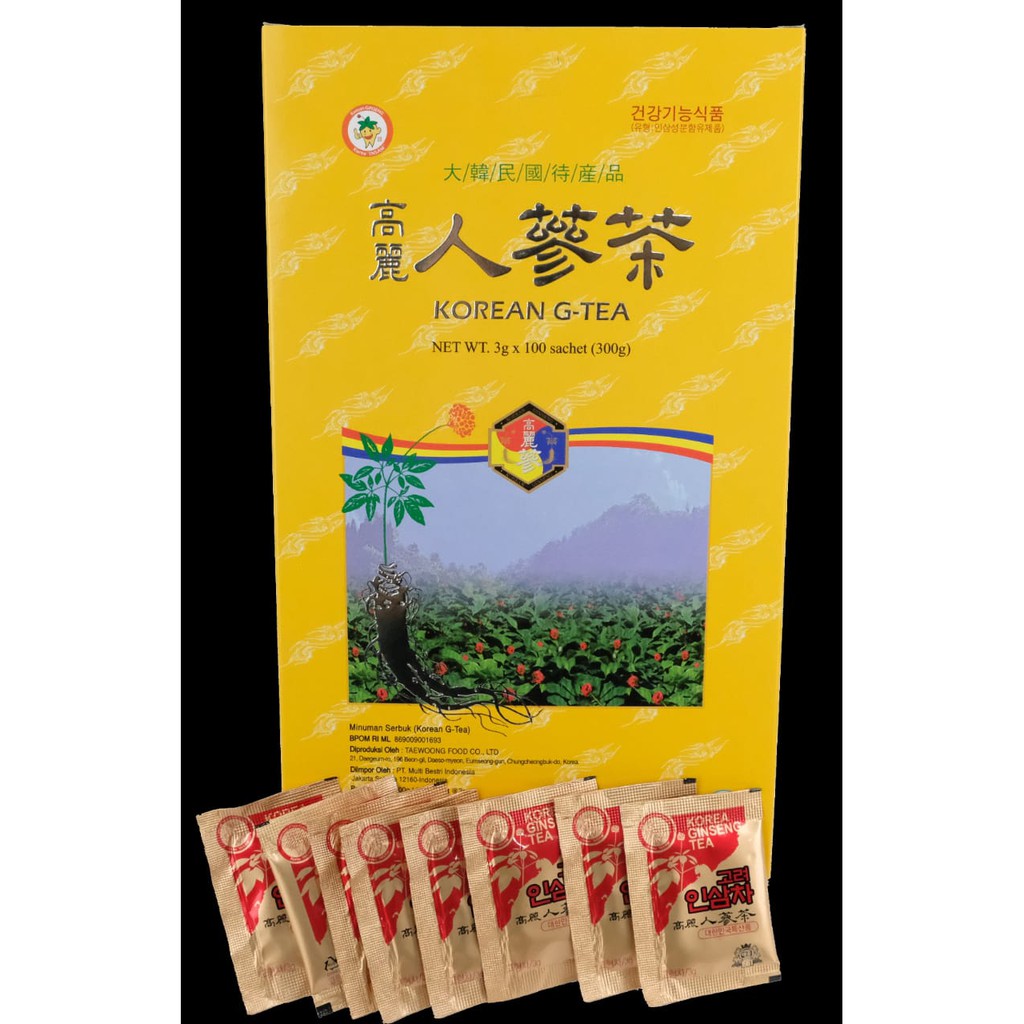 

Korean Ginseng Tea 100 sachet