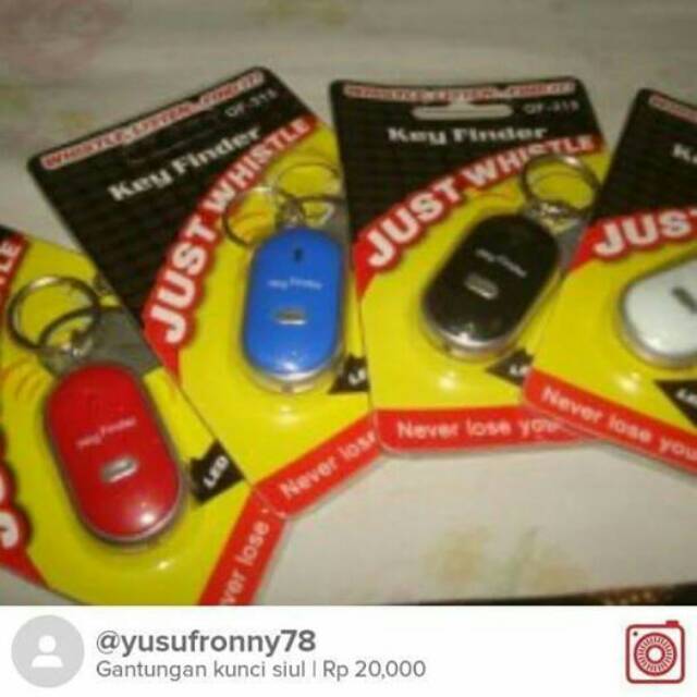 Gantungan kunci siul